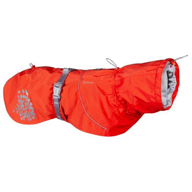 Hurtta Monsoon Coat Eco Hip - recycled rain jacket for dogs.