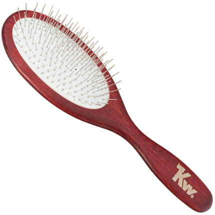 KW Pin Brush Extra Soft Large - very soft brush with metal pins, large.