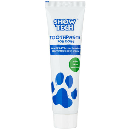 Show Tech Toothpaste 85g - dog toothpaste with fluoride, flavored.
