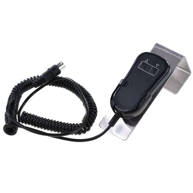 Pilot, controller for bathtubs/tables with electric actuator.