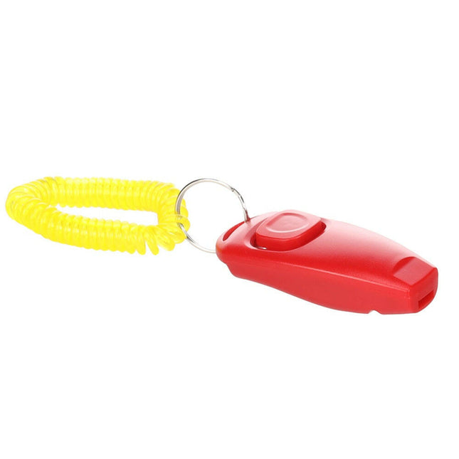 Flamingo Dog Training Clicker 2in1 - Clicker for Dogs with Whistle.