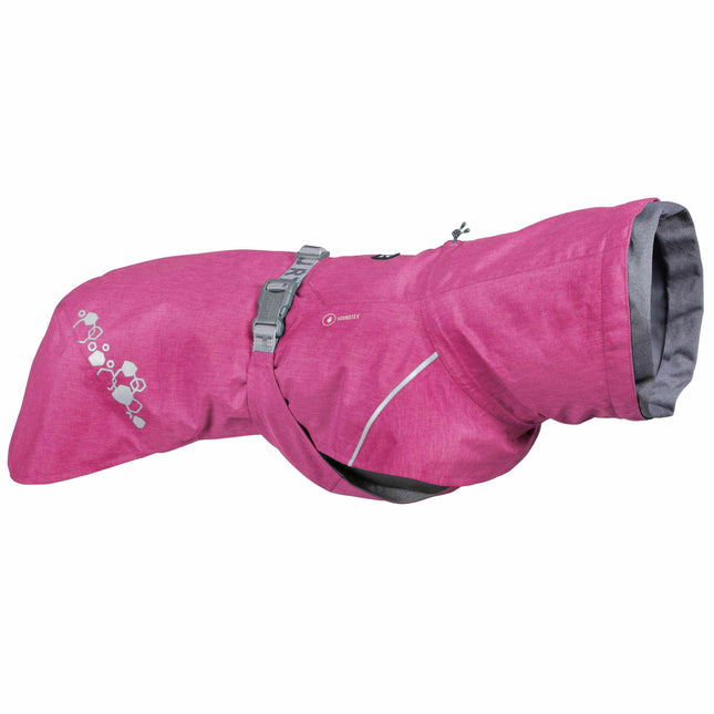 Hurtta Monsoon Coat II Eco Ruby - raincoat for dogs, pink.