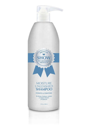 Show Premium Moisture Unleashed Shampoo - moisturizing - nourishing shampoo for dogs with plant extracts, concentrate 1:8.
