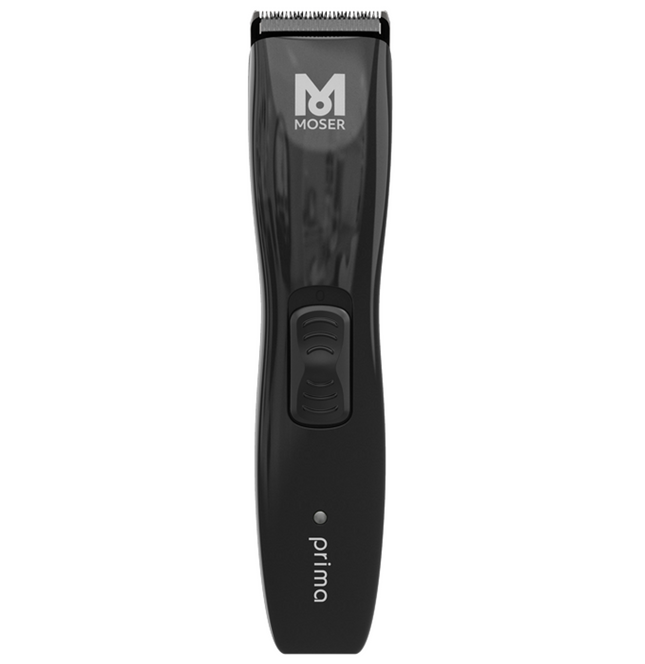 Moser Prima Black - handy, cordless finishing clipper, black.