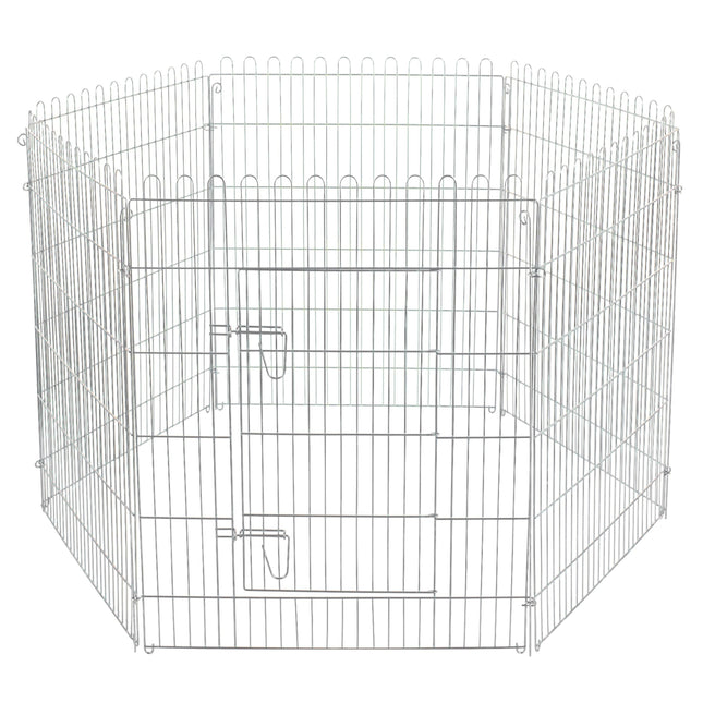 Flamingo Puppy Run Jax S - metal playpen for puppies, 6 panels with height.