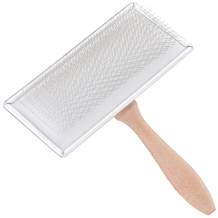 Lawrence Tender Care Soft Slicker Brush - Wire Brush for Medium Dogs.