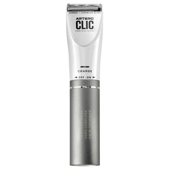Artero Clic Trimmer - finishing trimmer with a chrome blade, silver.