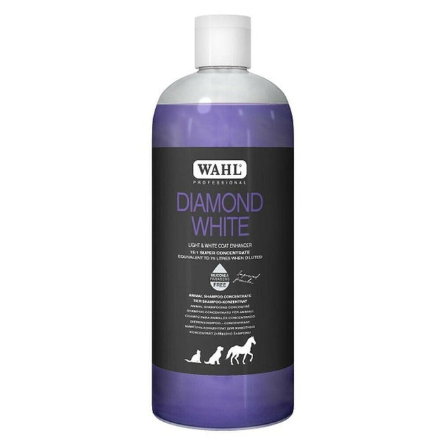 Wahl Diamond Shampoo - professional shampoo for dogs with light-colored fur, concentrate 1:15.