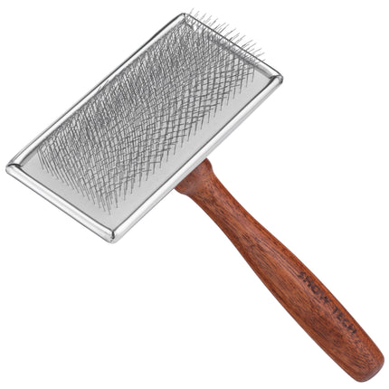 Show Tech Slicker Brush Rosewood M - poodle brush made of rosewood.