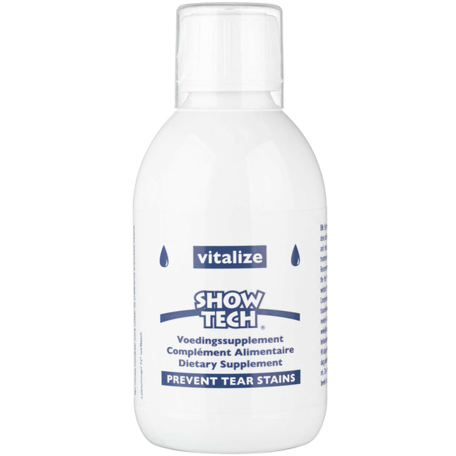 Show Tech Vitalize Tear Stain - natural dietary supplement for removing tear stains under the eyes.