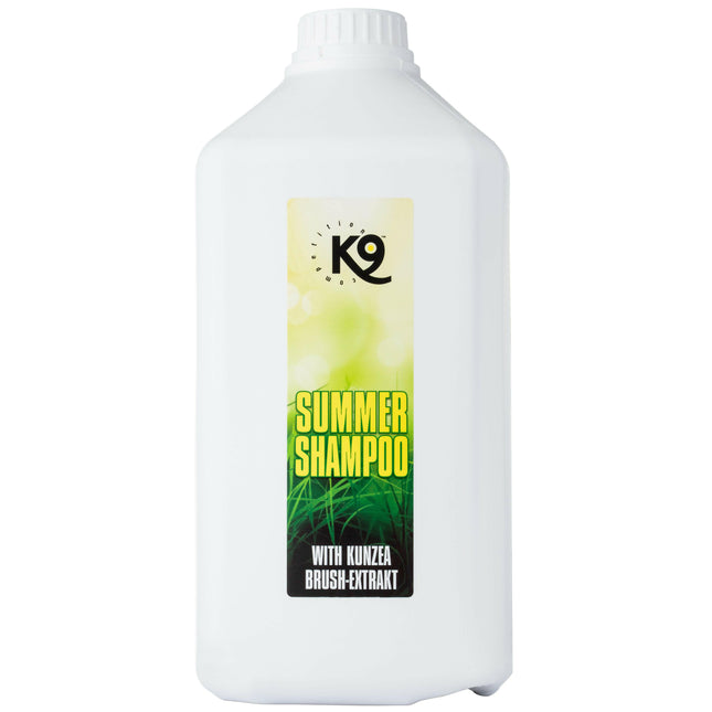 K9 Summer Shampoo - soothing shampoo for skin irritations and insect repellent, for dogs and horses - 2.7L.
