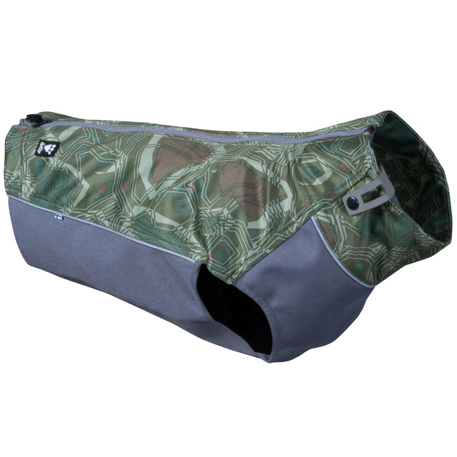 Hurtta Worker Vest Camo - reflective vest for dogs, waterproof.