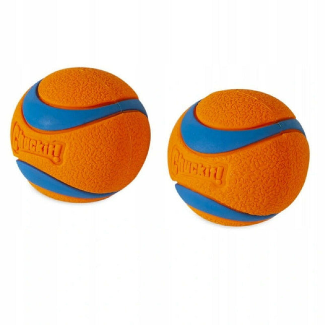 Chuckit! Ultra Ball M (6.4cm) - bouncy dog ball, without squeaker - 2pcs.