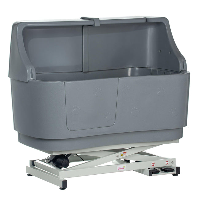 Blovi Electric and Stationary Bathtub Backrest - Gray.