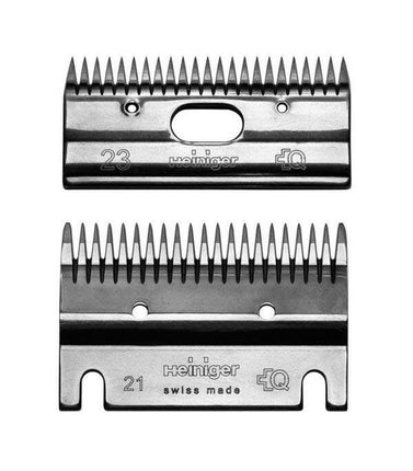 Heiniger 21/23 - complete blade set for horses, cutting height.