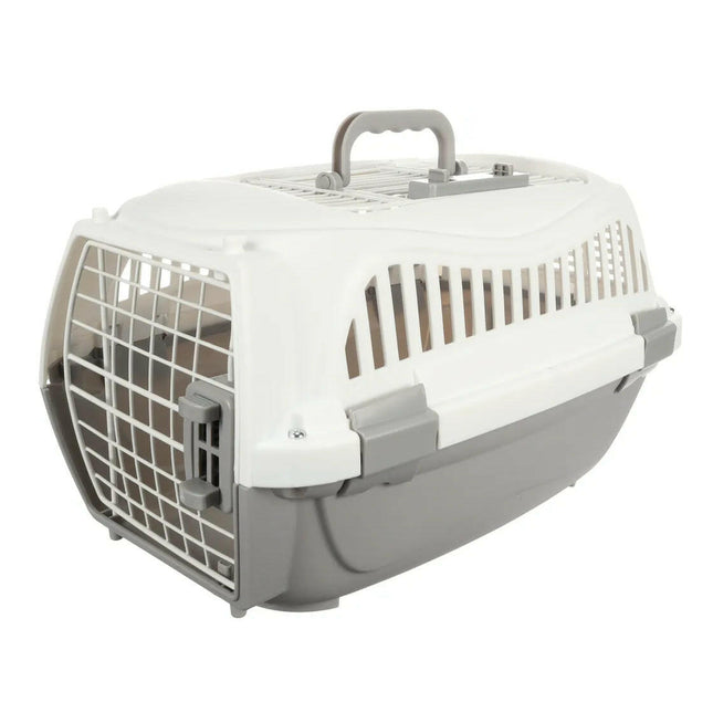 Flamingo Transport Cage Globe Grey S - transporter for cats, small dogs, for.