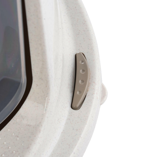 Record Galaxy Cat Litter Box - enclosed cat litter box, oval shape, with filter.