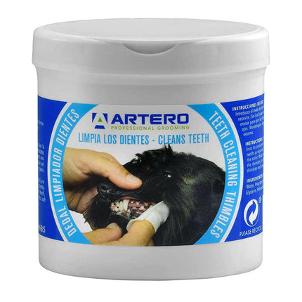Artero Teeth Cleaning Wipes 50 pcs - wipes for cleaning teeth for dogs and cats.