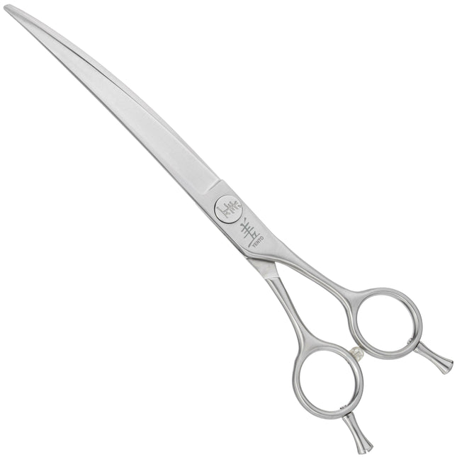 Yento Fanatic Series Curved Scissors - professional curved scissors made of carbon stainless steel.