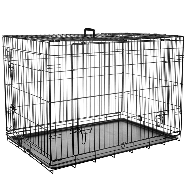 Flamingo Nyo - metal dog cage with lift-up doors, XXL:.