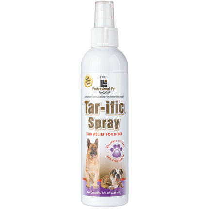 PPP Tar - ific Skin Relief Spray - soothing spray for dog skin irritations.