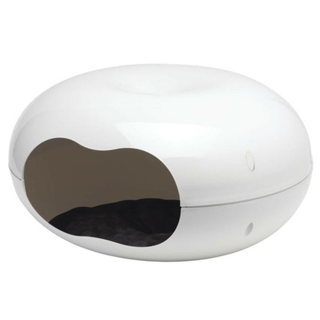 Record Ciambella XXS - modern cat bed, hut, donut made of plastic.