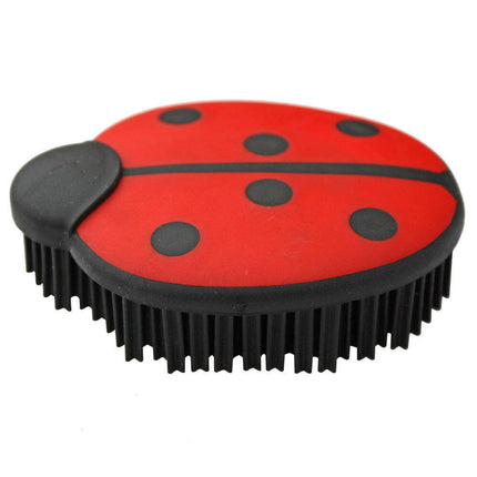 V7 - amazing ladybug brush for collecting pet hair from clothes.