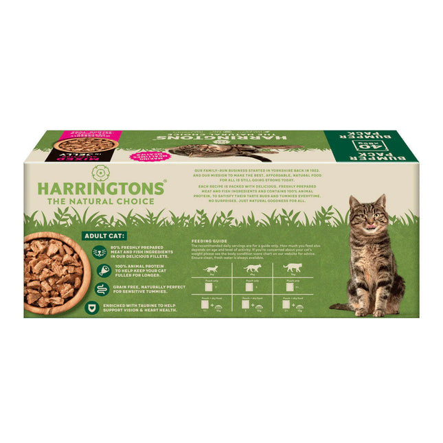 Harringtons Cat Mixed Selection in Jelly - grain-free wet food for cats, fillets in jelly - PROMOTION due to best before date.