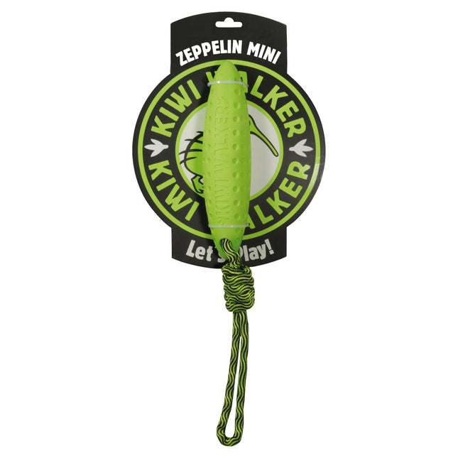 Kiwi Walker Let's Play Zeppelin - fetch toy with a rope for dogs.