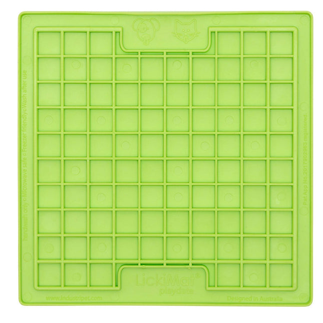 LickiMat Classic Playdate - licking mat for dogs, checkered pattern.