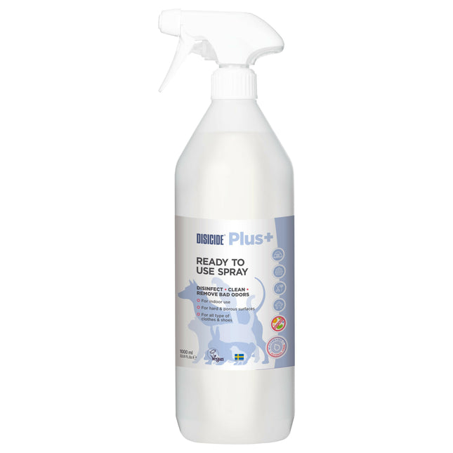 Disicide Plus+ Ready To Use Spray - cleaning and disinfecting solution for surfaces, eliminating unpleasant odors.