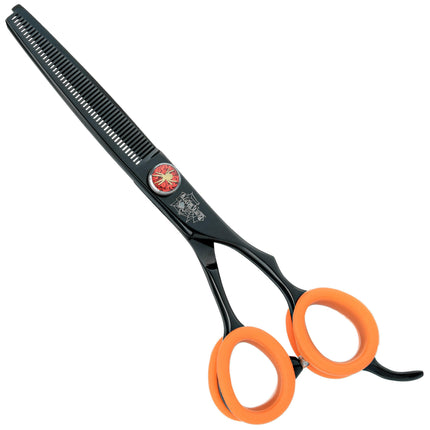 P&W Widow Thinning - professional single-sided thinning shears with decorative screw, 50 teeth.