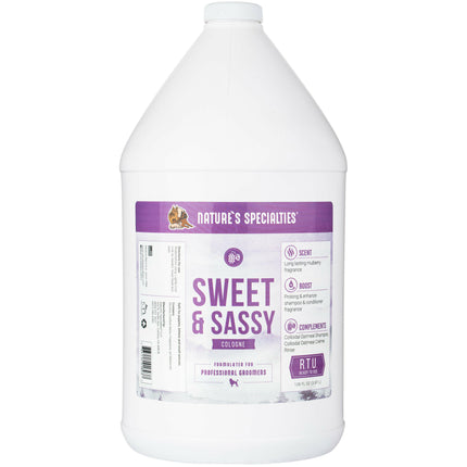 Nature's Specialties Sweet & Sassy Cologne - fragrance water for dogs and cats, almond-floral..