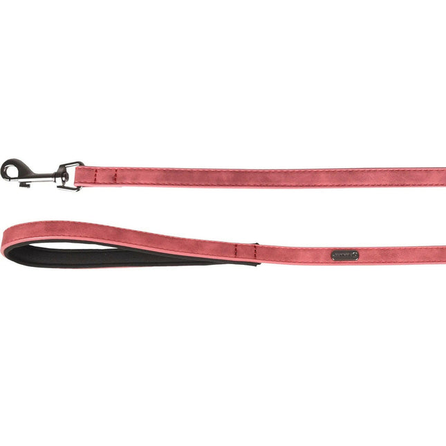 Flamingo Leash Delu - dog leash made of eco-leather, padded handle, 130cm.