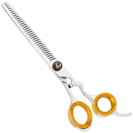 P&W Alien Hand Made Chunker - professional single-sided thinning shears with micro-grinding, 34 teeth.