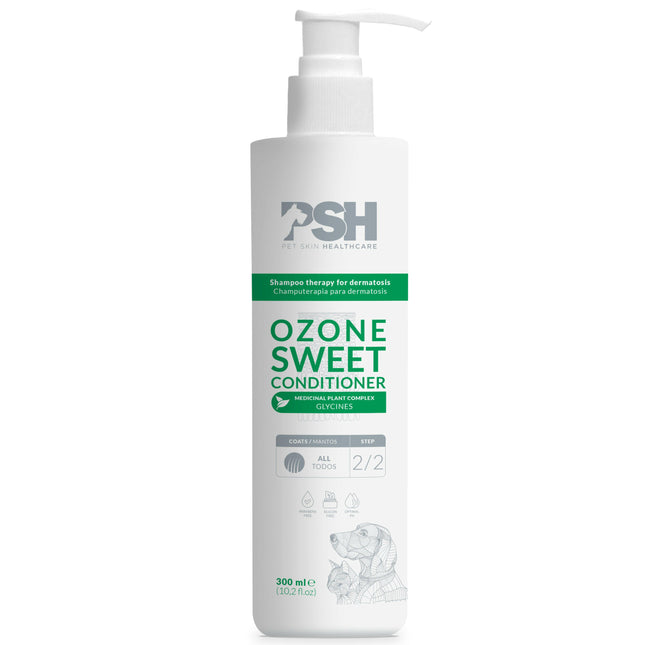 PSH Ozone Sweet Conditioner - dermatological conditioner for dogs and cats, supporting the treatment of skin diseases.