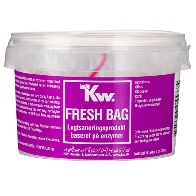 KW Fresh Bag - enzymatic scented sachets that eliminate unpleasant odors.