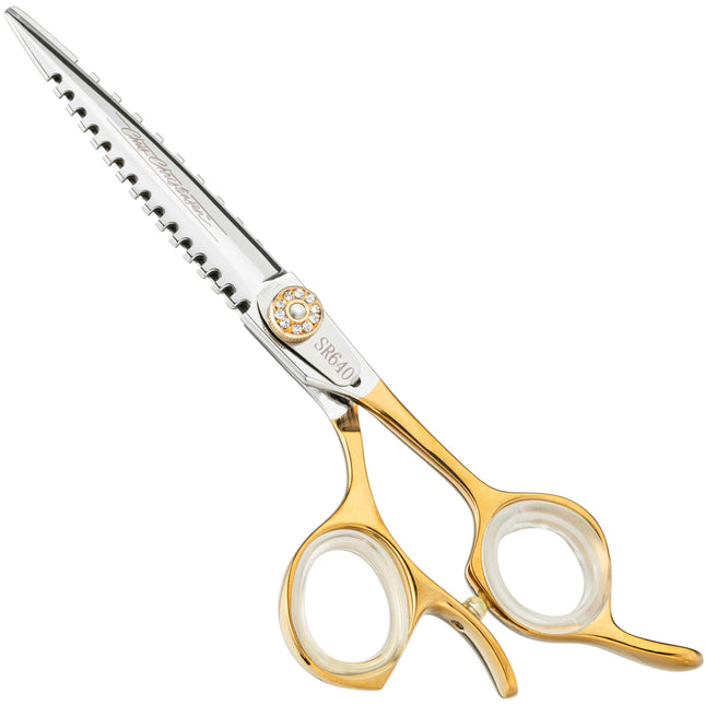 Chris Christensen Artisan Razor Scissors - professional, hand-forged straight scissors made of Japanese stainless steel.