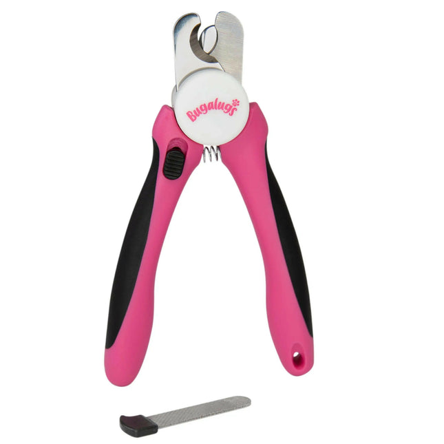 Bugalugs Nail Clippers Medium/Large - nail clippers for dogs and cats, with a file, large.