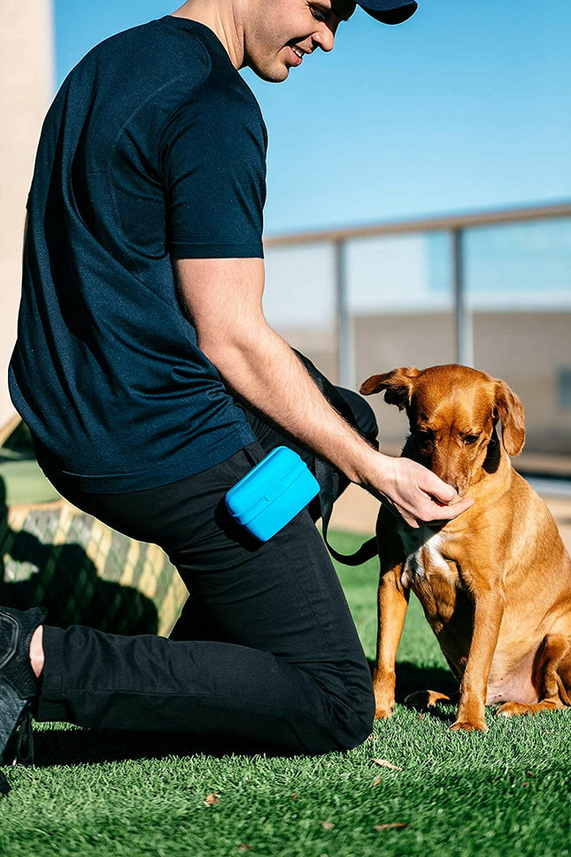 Dexas Pooch Pouch - innovative, convenient, silicone treat pouch.