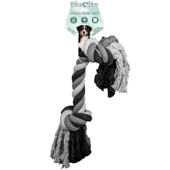 Holland Dental Floss Toss Extra Heavy - tug toy for very large dogs, heavy-duty dental rope.