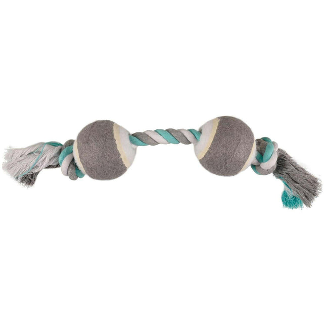 Flamingo Rope Duotennis - tennis balls on a string for dogs.