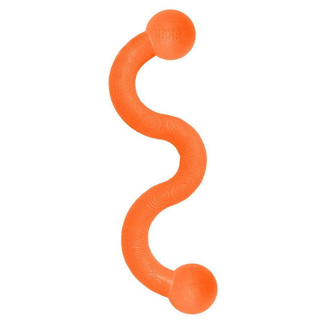KONG Ogee Stick L - Curved Fetch Toy for Dogs, Floating.