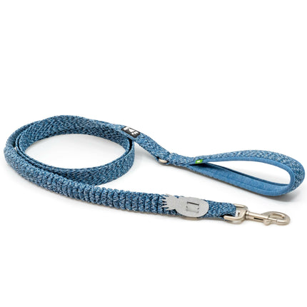 Hurtta Razzle Dazzle Spring Leash Blackberry - cushioned leash for puppies, with a soft handle.