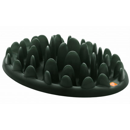 Northmate Green Slow Feeder - slow feeding bowl for dogs of all breeds - dark green.