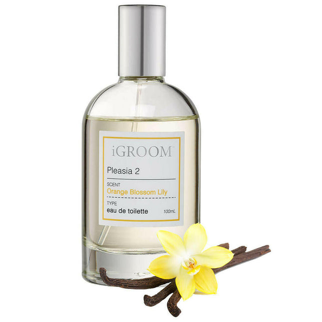 IGroom Eau De Toilette Pleasia 2 - sweet vanilla scented perfume for dogs, with antioxidants.