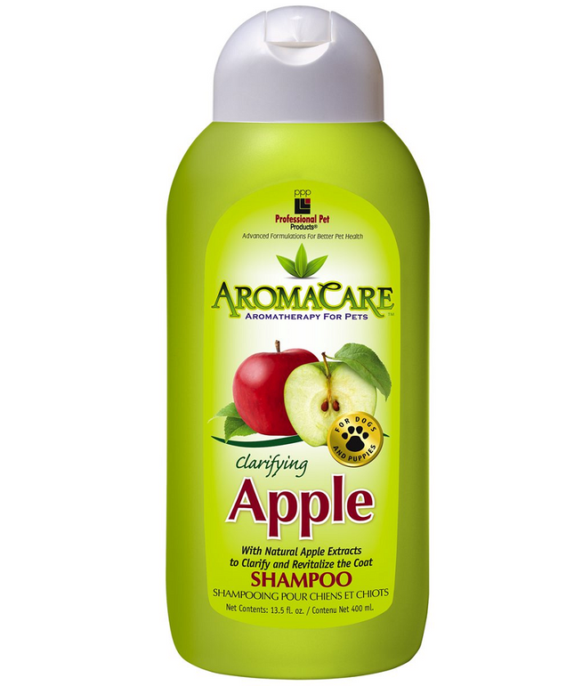 PPP AromaCare Clarifying Apple Shampoo - clarifying and illuminating coat shampoo for dogs, concentrate 1:32