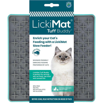 LickiMat Tuff Buddy Cat - licking mat for cats.