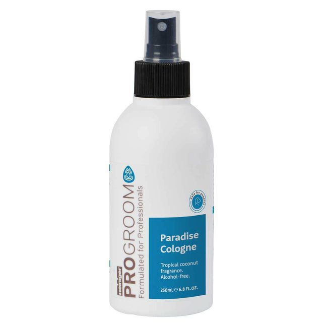 ProGroom Paradise Cologne - perfumed spray for dogs, refreshes and cares, tropical coconut scent.