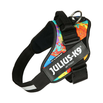 Julius - K9 IDC Powerharness Crazy - high-quality harness, dog harness, crazy pattern.